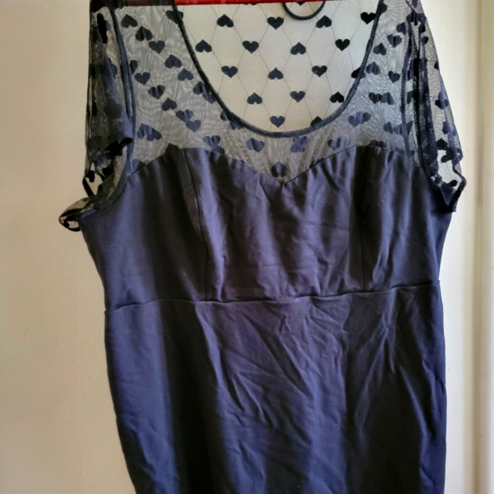 Torrid black knee length dress